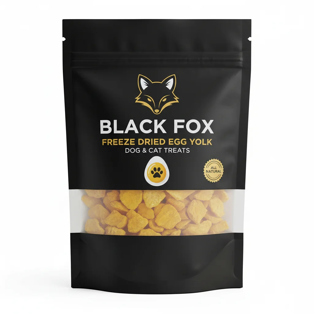 Black Fox Freeze Dried Egg Yolk Dog & Cat Treats
