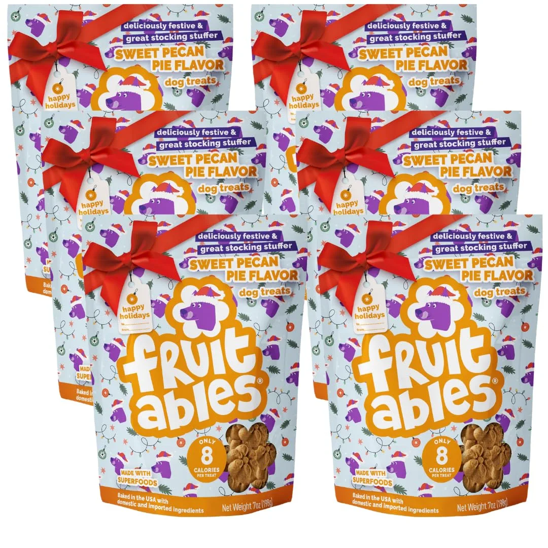 Fruitables Dog Treats Sweet Pecan Pie, 7 Oz Bags (6-Pack) image 3