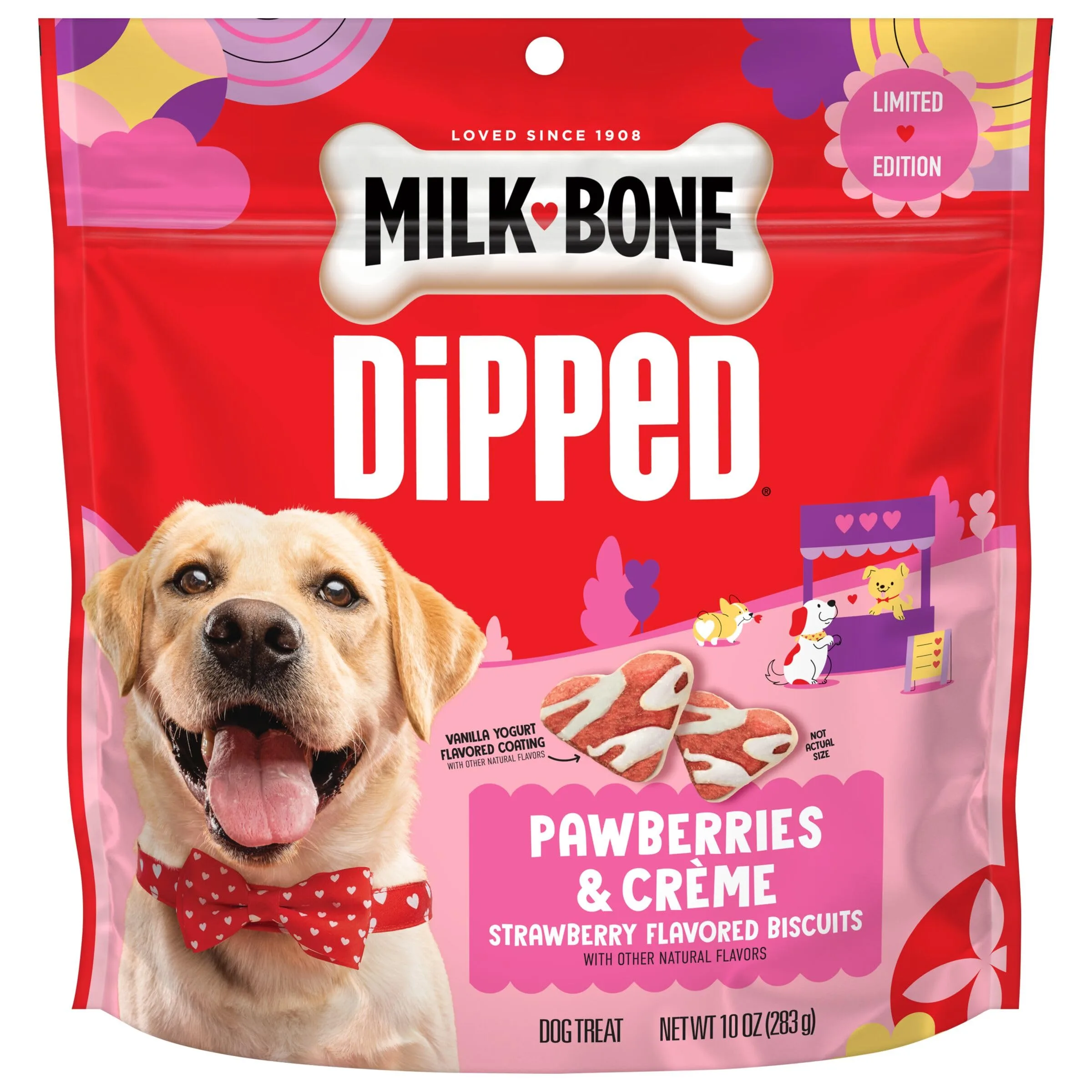 Milk-Bone Dipped Muddy Paws Dog Biscuits, 10 Oz Bag image 3