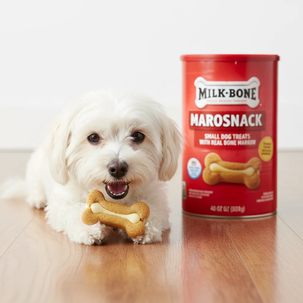 Milk-Bone MaroSnacks Small Dog Treats with Real Bone Marrow, 40 Oz Canister image 3