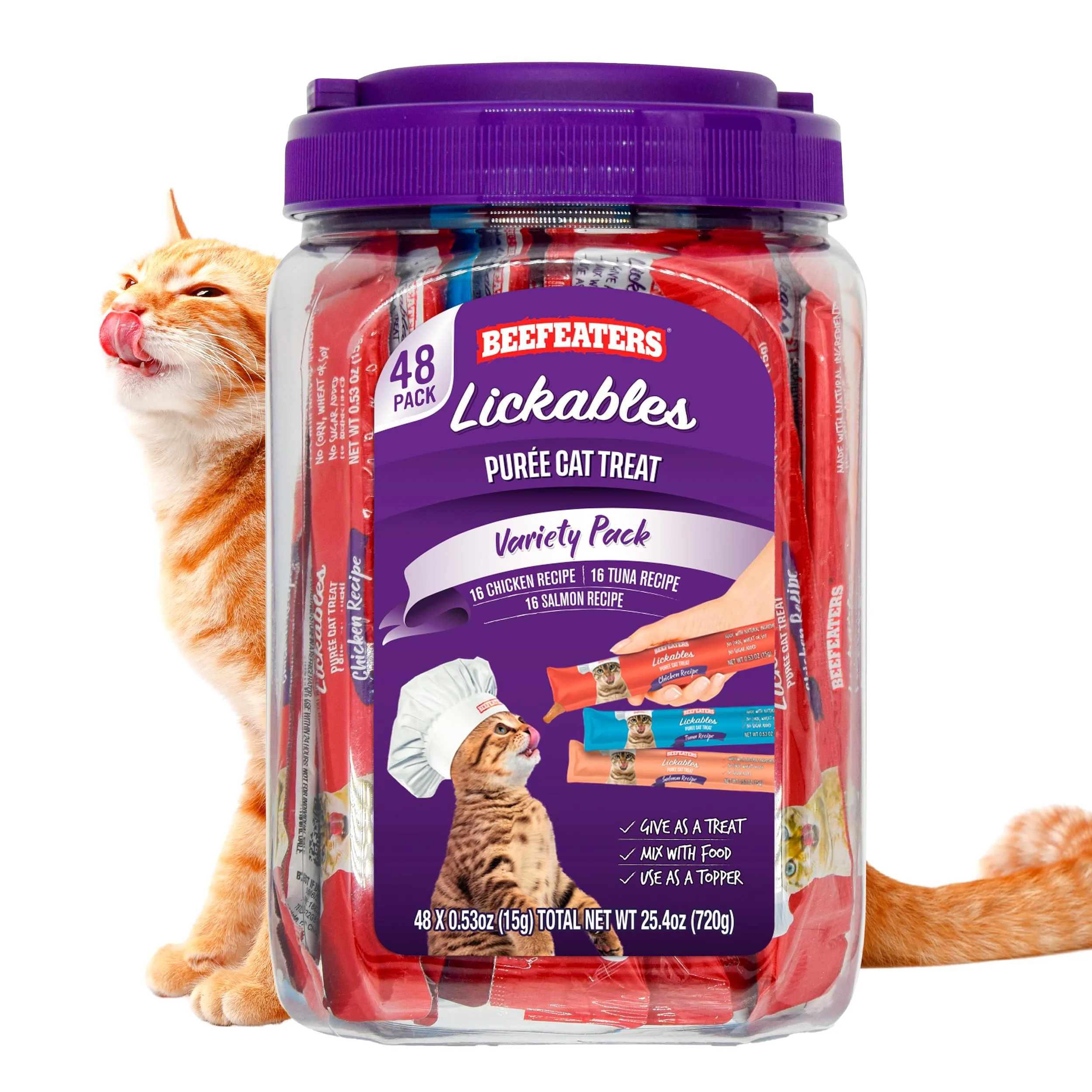 Pet Craft Supply Lickable Cat Treats Variety Pack image 3